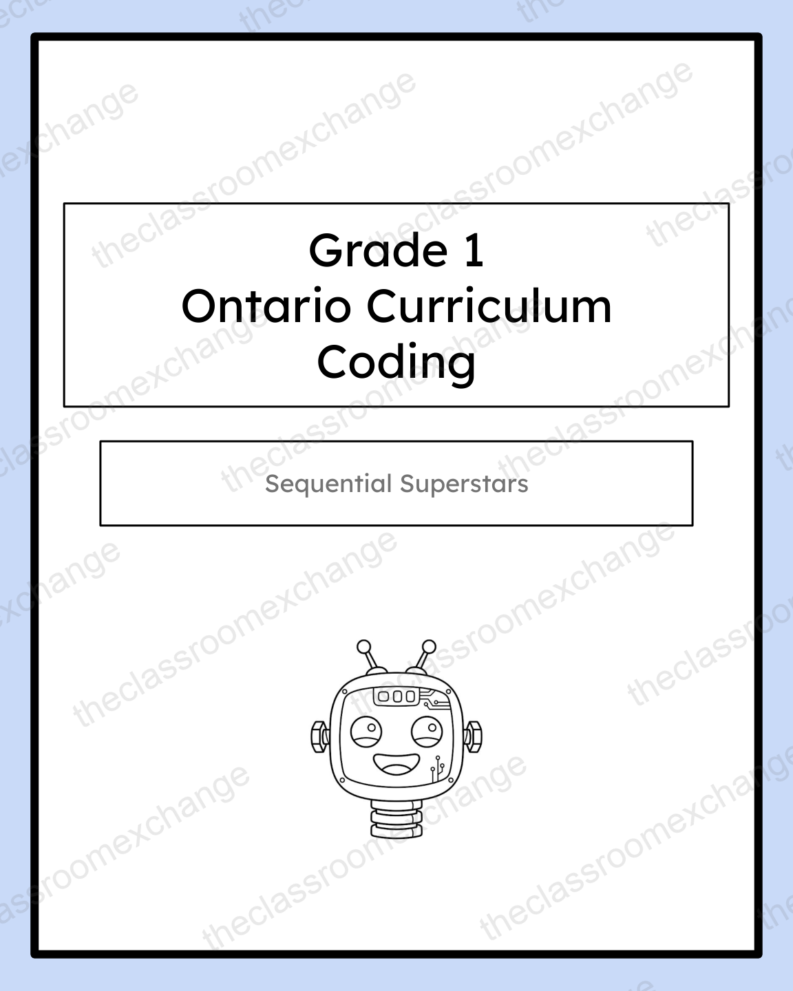 Grade 1 Coding: Sequential Superstars