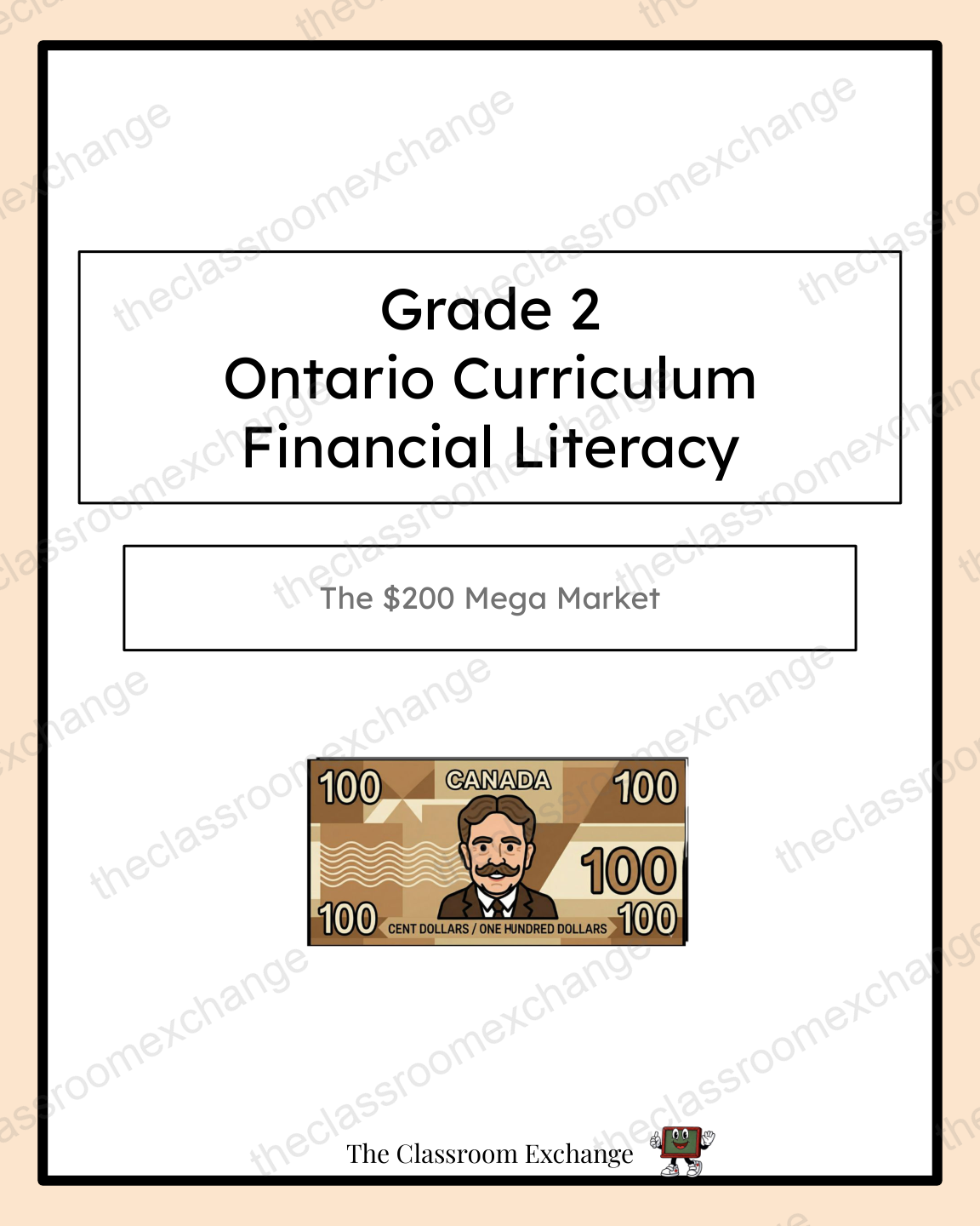 Grade 2 Financial Literacy: The Mega Market