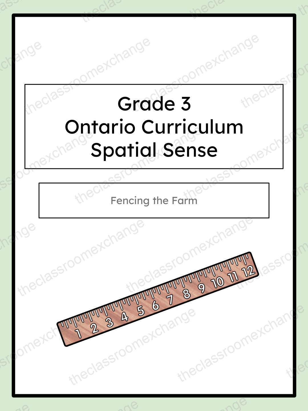 Grade 3 Spatial Sense: Fencing the Farm